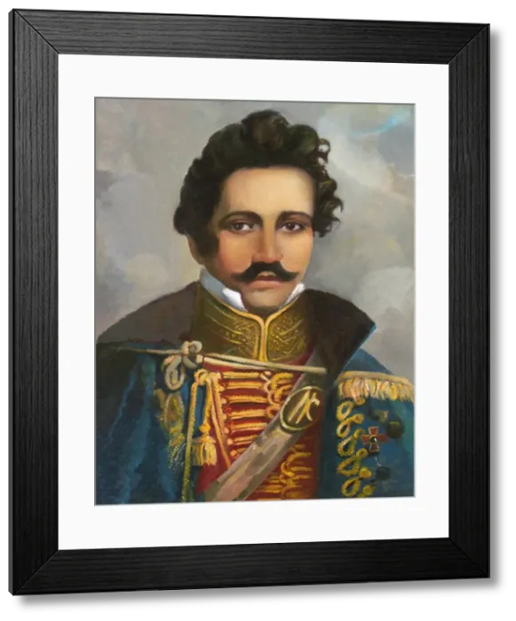 Framed Print : Portrait of Prince Nikolay Borisovich Galitzin (1794-1866). Artist: Anonymous Framed Print : Portrait of Prince Nikolay Borisovich Galitzin (1794-1866). Artist: Anonymous