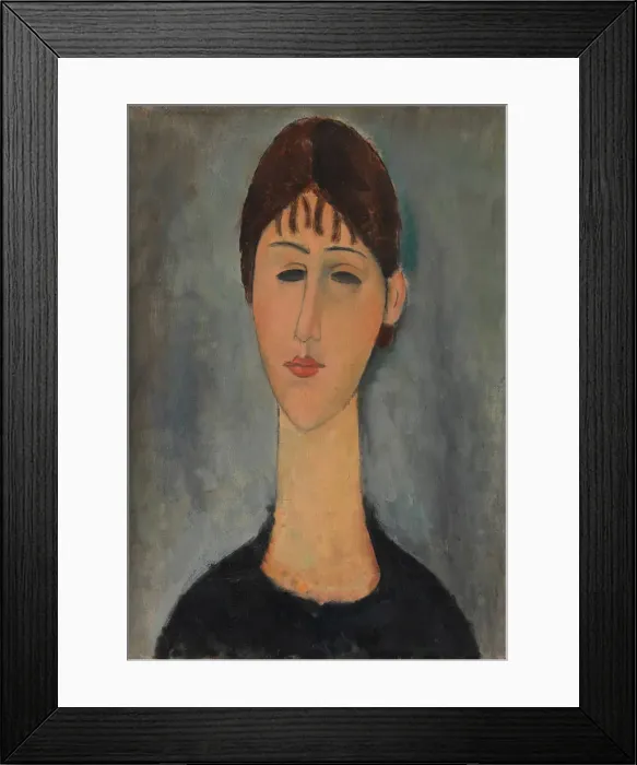 Framed Print : Portrait of Anna Zborowska. Artist: Modigliani, Amedeo (1884-1920) Framed Print : Portrait of Anna Zborowska. Artist: Modigliani, Amedeo (1884-1920)