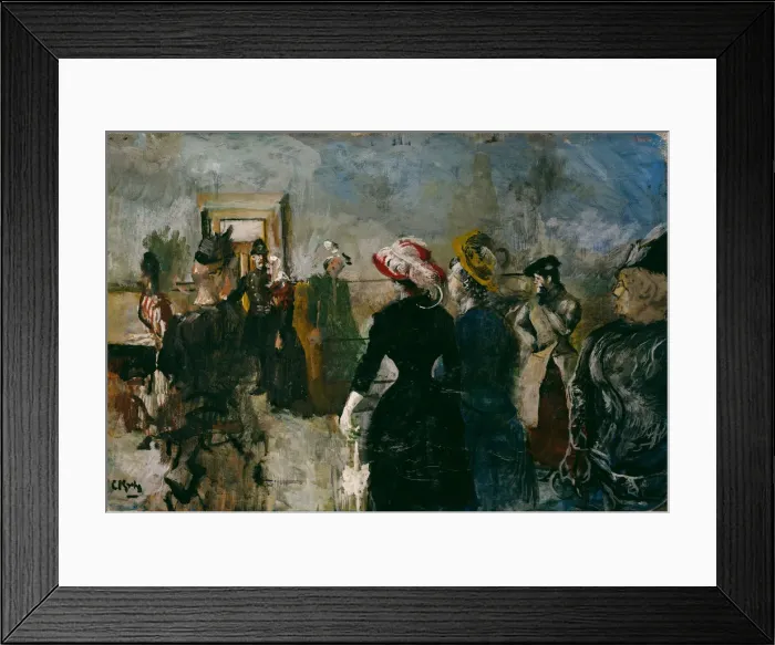 Framed Print : Albertine. Artist: Krohg, Christian (1852-1925) Framed Print : Albertine. Artist: Krohg, Christian (1852-1925)