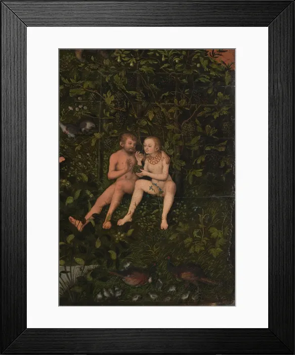 Framed Print : The Golden Age (Detail). Artist: Cranach, Lucas, the Elder (1472-1553) Framed Print : The Golden Age (Detail). Artist: Cranach, Lucas, the Elder (1472-1553)