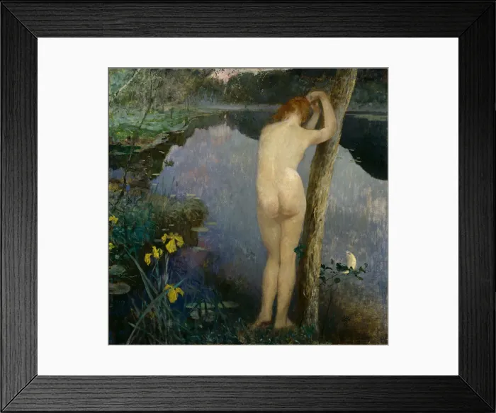Framed Print : Nocturne. Artist: Peterssen, Eilif (1852-1928) Framed Print : Nocturne. Artist: Peterssen, Eilif (1852-1928)