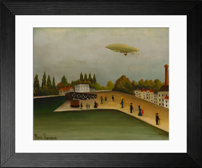 Framed Print : Quai d Ivry. Artist: Rousseau, Henri Julien Felix (1844-1910) Framed Print : Quai d Ivry. Artist: Rousseau, Henri Julien Felix (1844-1910)