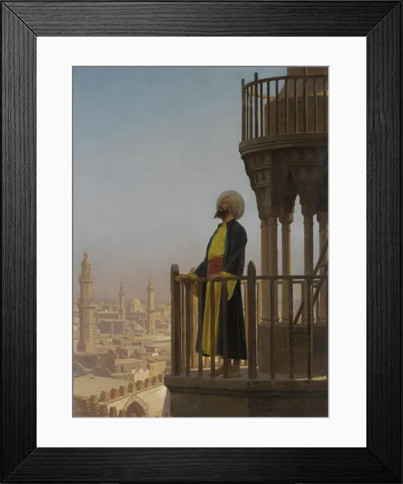 Framed Print : A muezzin. Artist: Gerome, Jean-Leon (1824-1904) Framed Print : A muezzin. Artist: Gerome, Jean-Leon (1824-1904)