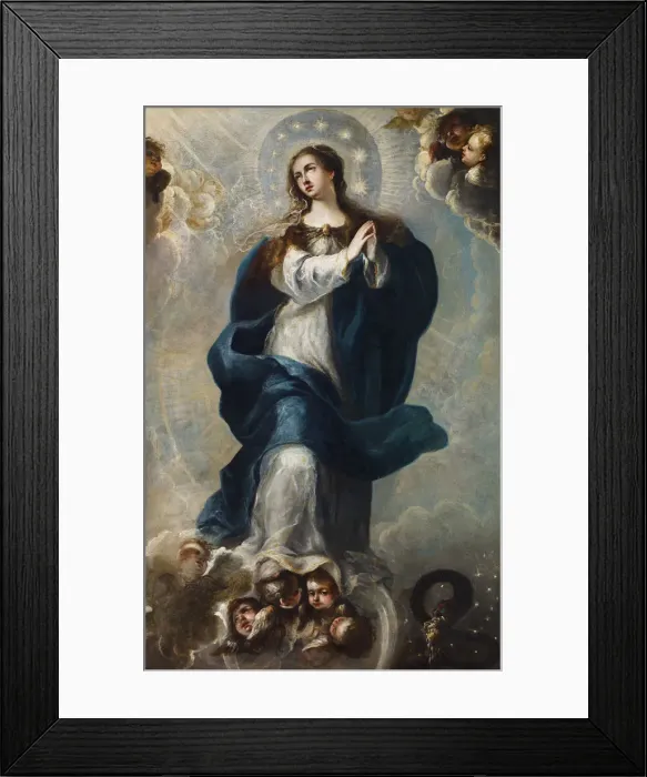 Framed Print : The Immaculate Conception. Artist: Anonymous Framed Print : The Immaculate Conception. Artist: Anonymous