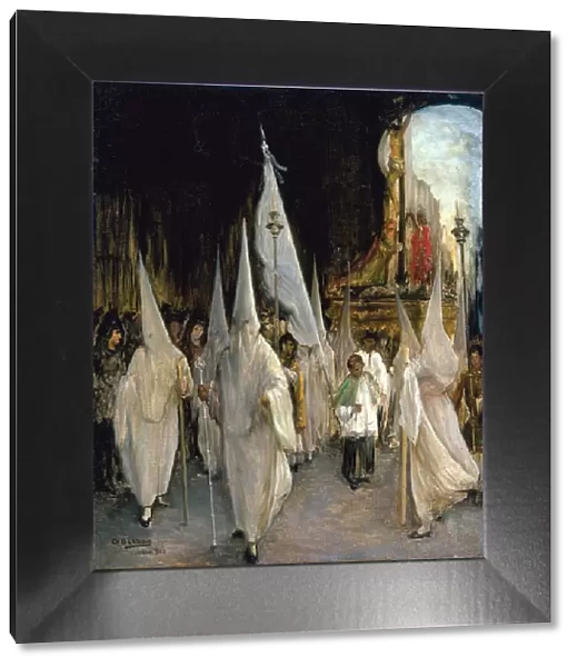 Procession of the Seven Words. Artist: Bilbao Martinez, Gonzalo (1860-1938)