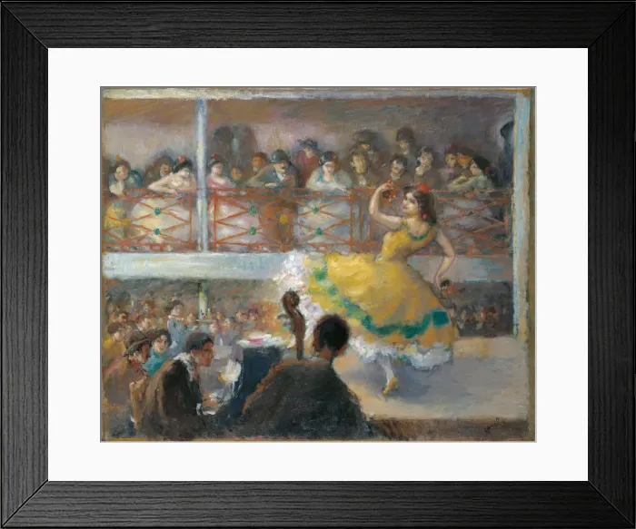 Framed Print : Flamenco. Artist: Canals, Ricard (1876-1931) Framed Print : Flamenco. Artist: Canals, Ricard (1876-1931)