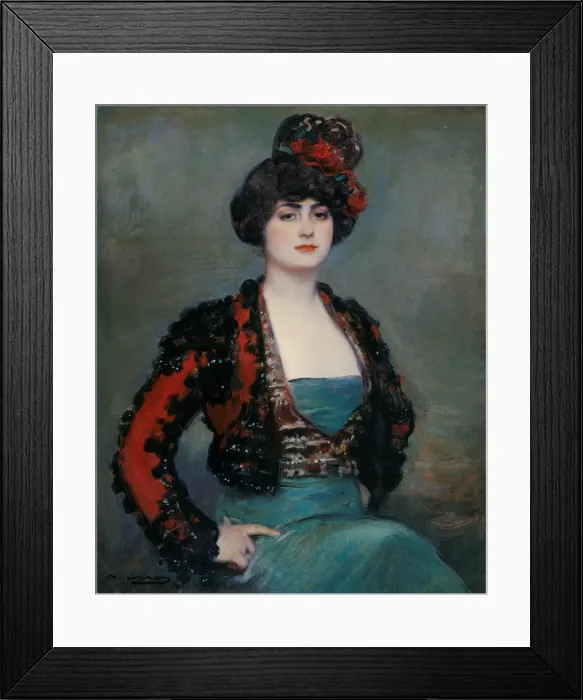 Framed Print : Julia. Artist: Casas, Ramon (1866-1932) Framed Print : Julia. Artist: Casas, Ramon (1866-1932)
