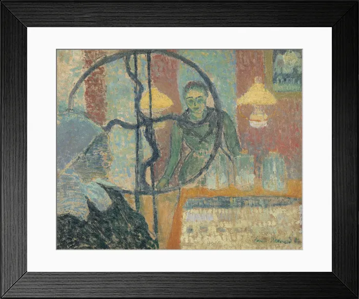 Framed Print : Inside a Shop in Pont-Aven. Artist: Bernard, Emile (1868-1941) Framed Print : Inside a Shop in Pont-Aven. Artist: Bernard, Emile (1868-1941)