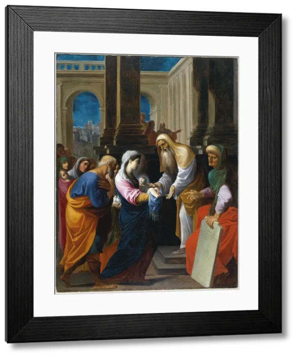 Framed Print : The Presentation in the Temple. Artist: Carracci, Lodovico (1555-1619) Framed Print : The Presentation in the Temple. Artist: Carracci, Lodovico (1555-1619)
