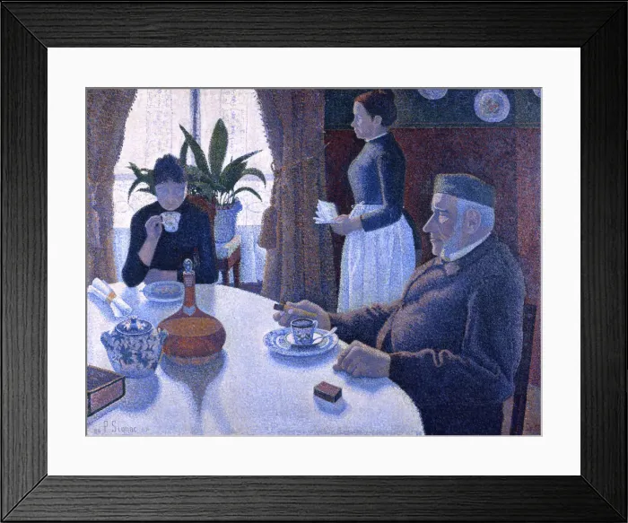 Framed Print : Breakfast. Artist: Signac, Paul (1863-1935) Framed Print : Breakfast. Artist: Signac, Paul (1863-1935)