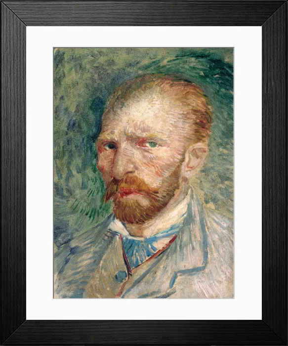 Framed Print : Self-Portrait. Artist: Gogh, Vincent, van (1853-1890) Framed Print : Self-Portrait. Artist: Gogh, Vincent, van (1853-1890)