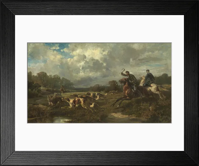 Framed Print : Grand Duke Vladimir Alexandrovich of Russia (1847-1909) on a Wolf Hunt. Artist: Frenz, Rudolf Ferdinandovich (1831-1918) Framed Print : Grand Duke Vladimir Alexandrovich of Russia (1847-1909) on a Wolf Hunt. Artist: Frenz, Rudolf Ferdinandovich (1831-1918)