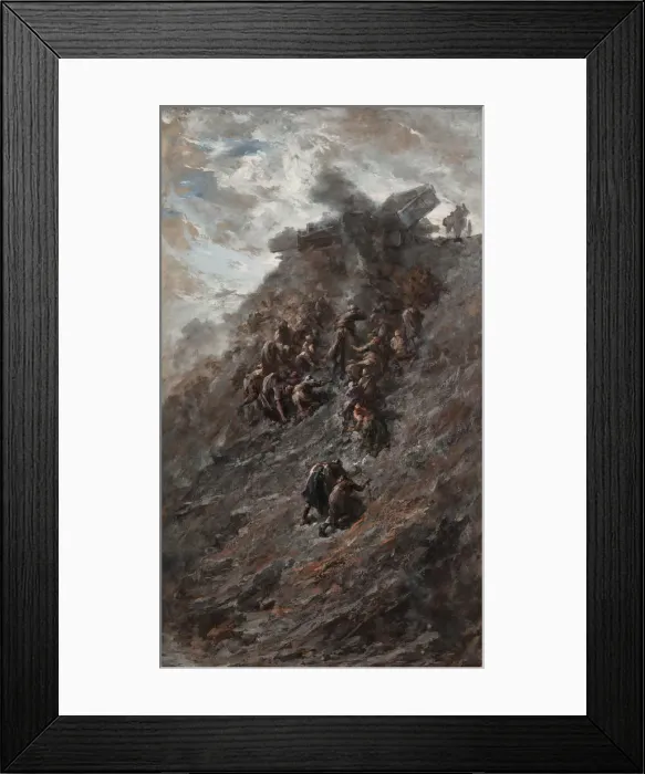 Framed Print : Slag heap. Artist: Douard, Cecile (1866-1941) Framed Print : Slag heap. Artist: Douard, Cecile (1866-1941)