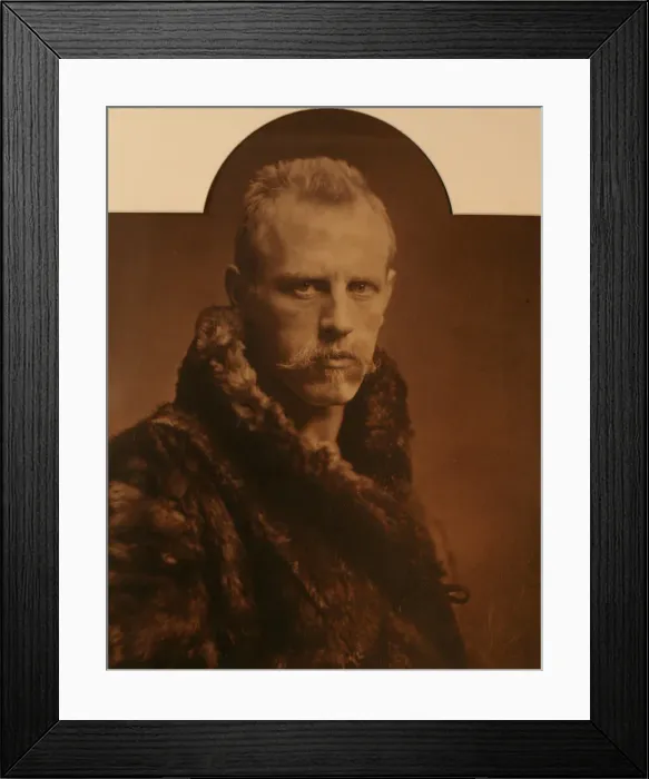 Framed Print : Fridtjof Nansen (1861-1930). Artist: Van der Weyde, Henry (1838-1924) Framed Print : Fridtjof Nansen (1861-1930). Artist: Van der Weyde, Henry (1838-1924)