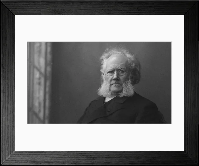 Framed Print : Portrait of Henrik Ibsen (1828-1906). Artist: Anonymous Framed Print : Portrait of Henrik Ibsen (1828-1906). Artist: Anonymous