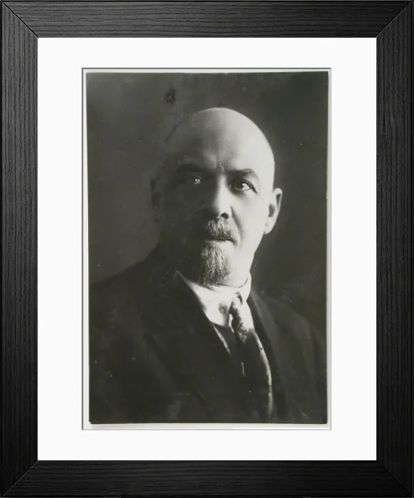 Framed Print : Leonid Aleksandrovich Vesnin (1880-1933). Artist: Anonymous Framed Print : Leonid Aleksandrovich Vesnin (1880-1933). Artist: Anonymous