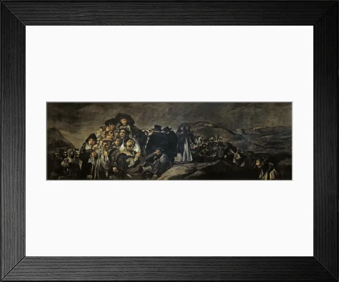 Framed Print : A Pilgrimage to San Isidro. Artist: Goya, Francisco, de (1746-1828) Framed Print : A Pilgrimage to San Isidro. Artist: Goya, Francisco, de (1746-1828)