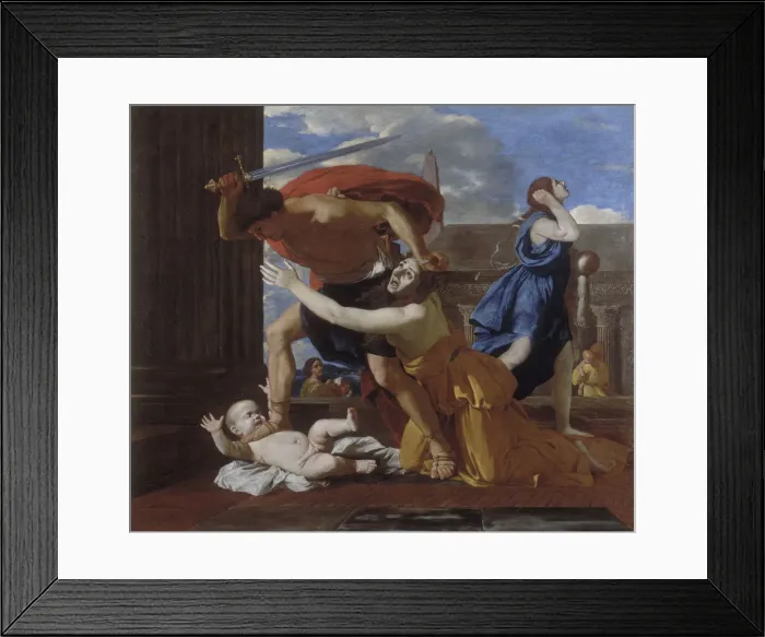 Framed Print : The Massacre of the Innocents. Artist: Poussin, Nicolas (1594-1665) Framed Print : The Massacre of the Innocents. Artist: Poussin, Nicolas (1594-1665)