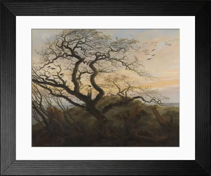 Framed Print : The Tree of Crows. Artist: Friedrich, Caspar David (1774-1840) Framed Print : The Tree of Crows. Artist: Friedrich, Caspar David (1774-1840)