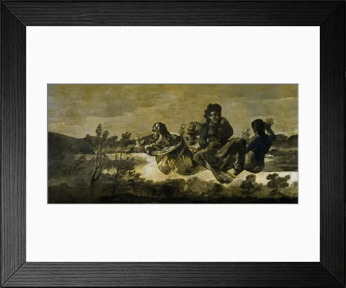 Framed Print : Atropos (The Fates). Artist: Goya, Francisco, de (1746-1828) Framed Print : Atropos (The Fates). Artist: Goya, Francisco, de (1746-1828)