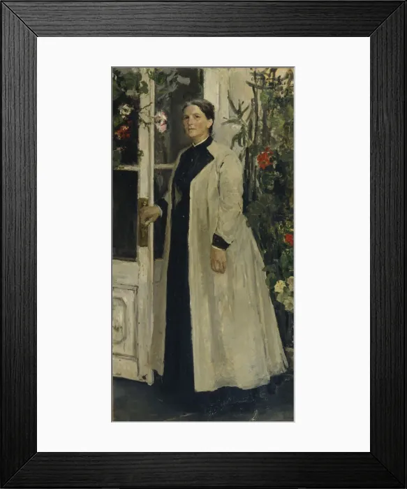 Framed Print : Portrait of Olga Pavlovna Orlova (1838-1926). Artist: Korovin, Konstantin Alexeyevich (1861-1939) Framed Print : Portrait of Olga Pavlovna Orlova (1838-1926). Artist: Korovin, Konstantin Alexeyevich (1861-1939)