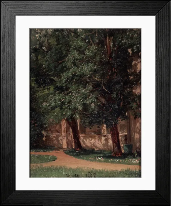 Framed Print : Near the Tretiakovs House. Artist: Maximov, Vasili Maximovich (1844-1911) Framed Print : Near the Tretiakovs House. Artist: Maximov, Vasili Maximovich (1844-1911)