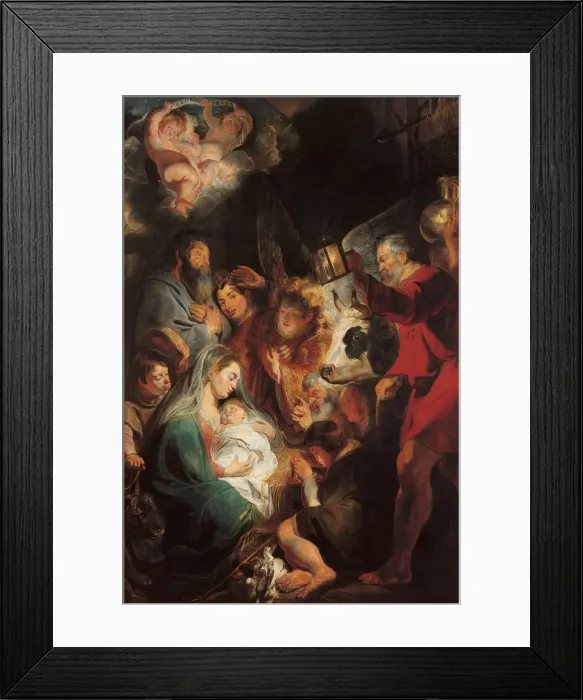 Framed Print : The Adoration of the Magi. Artist: Jordaens, Jacob (1593-1678) Framed Print : The Adoration of the Magi. Artist: Jordaens, Jacob (1593-1678)