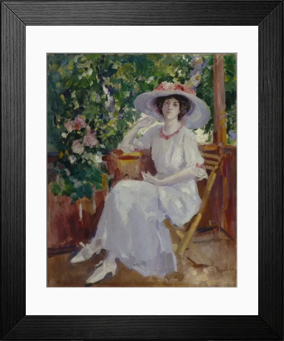 Framed Print : Portrait of the actress Nadezhda Komarovskaya. Artist: Korovin, Konstantin Alexeyevich (1861-1939) Framed Print : Portrait of the actress Nadezhda Komarovskaya. Artist: Korovin, Konstantin Alexeyevich (1861-1939)