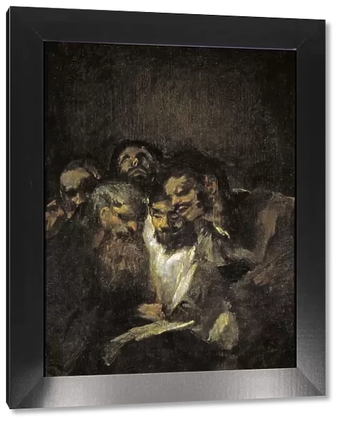 The Reading (Politicians). Artist: Goya, Francisco, de (1746-1828)