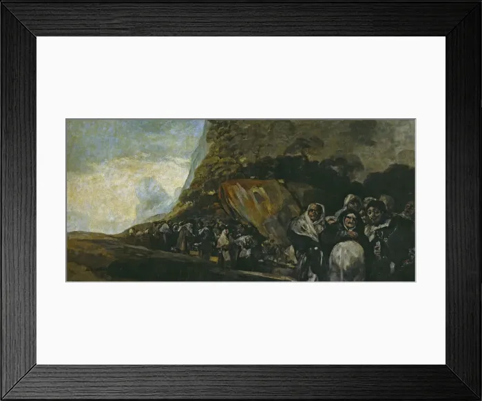 Framed Print : Procession of the Holy Office. Artist: Goya, Francisco, de (1746-1828) Framed Print : Procession of the Holy Office. Artist: Goya, Francisco, de (1746-1828)