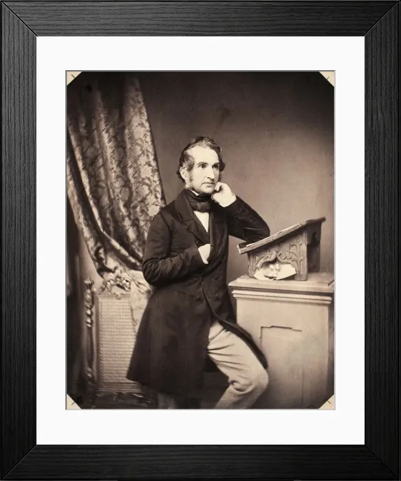 Framed Print : The chemist Justus von Liebig. Artist: Hanfstaengl, Franz (1804-1877) Framed Print : The chemist Justus von Liebig. Artist: Hanfstaengl, Franz (1804-1877)