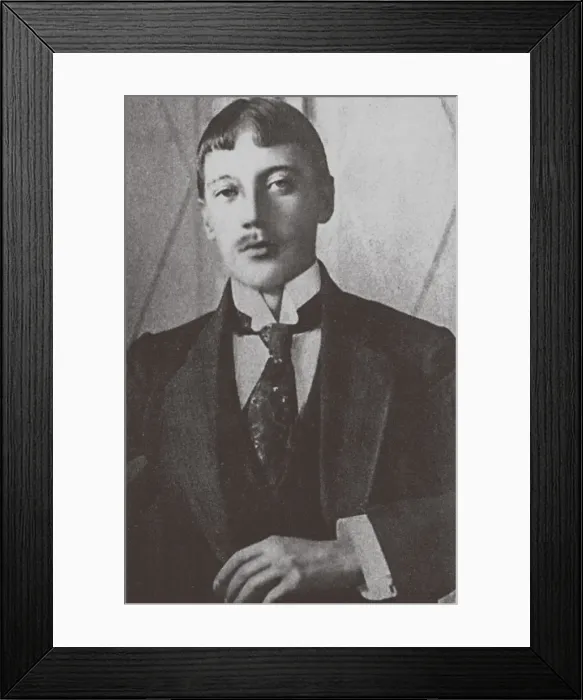 Framed Print : Russian poet Nikolay Gumilyov (1886-1921). Artist: Anonymous Framed Print : Russian poet Nikolay Gumilyov (1886-1921). Artist: Anonymous
