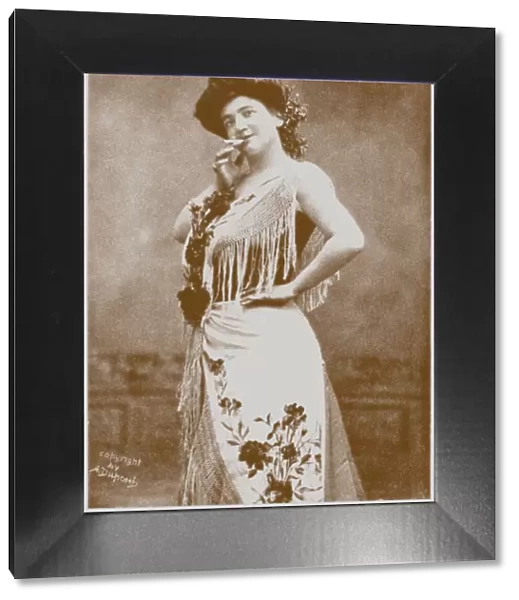 Emma Calve as Carmen. Artist: Dupont, Aime (1842-1900)