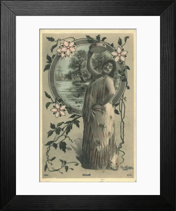 Framed Print : Emma Calve as Carmen. Artist: Photo studio Reutlinger, Paris Framed Print : Emma Calve as Carmen. Artist: Photo studio Reutlinger, Paris