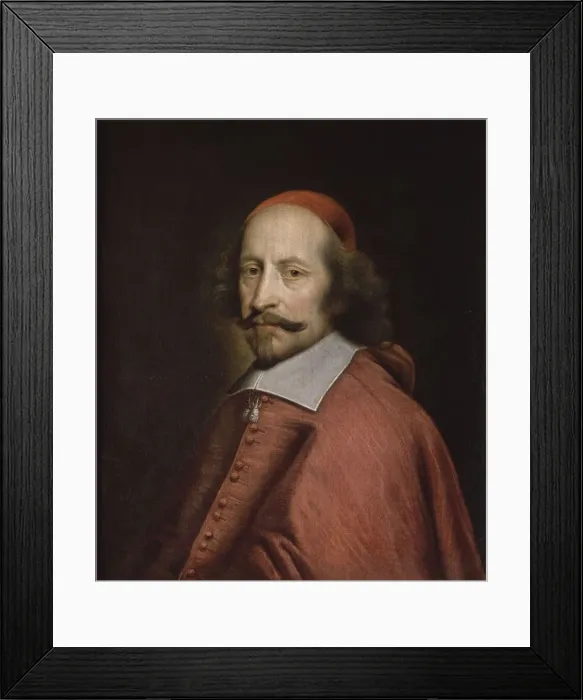 Framed Print : Portrait of Cardinal Mazarin, 1661. Artist: Mignard, Pierre (1612-1695) Framed Print : Portrait of Cardinal Mazarin, 1661. Artist: Mignard, Pierre (1612-1695)
