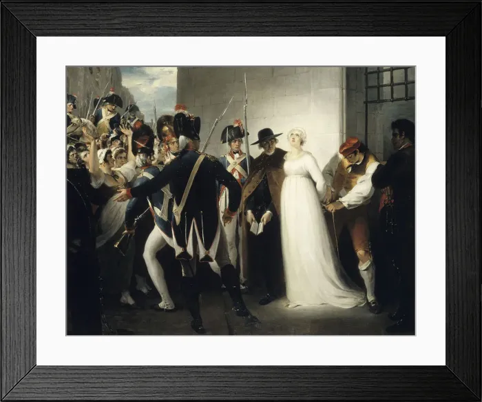 Framed Print : Marie Antoinette Being Taken to Her Execution on 16 October 1793, 1794. Artist: Hamilton, William (1751-1801) Framed Print : Marie Antoinette Being Taken to Her Execution on 16 October 1793, 1794. Artist: Hamilton, William (1751-1801)