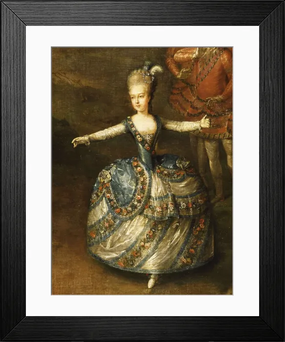 Framed Print : Fete Organized to Celebrate the Marriage of the Emperor Joseph II to Princess Marie-Josephe of Bavar Artist: Weikert, Georg (1743 / 45-1799) Framed Print : Fete Organized to Celebrate the Marriage of the Emperor Joseph II to Princess Marie-Josephe of Bavar Artist: Weikert, Georg (1743 / 45-1799)
