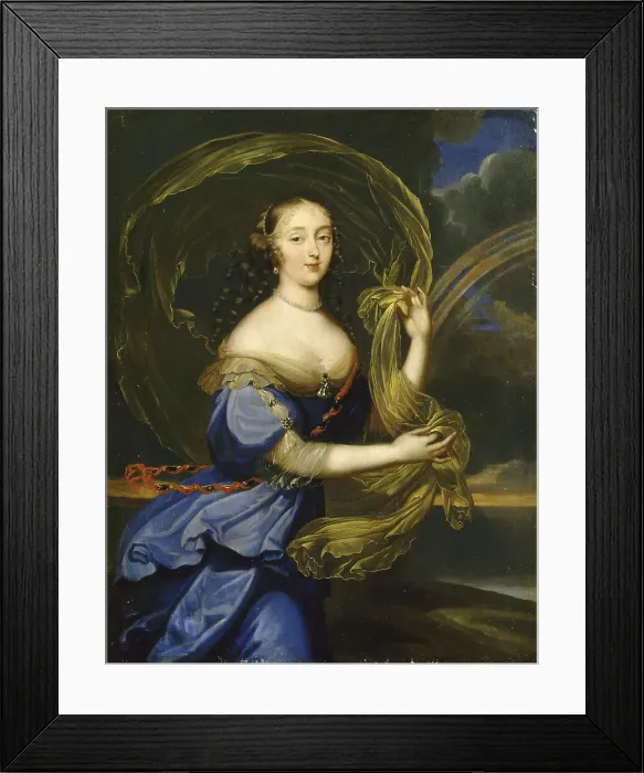 Framed Print : Francoise-Athenais de Rochechouart, marquise de Montespan (1640-1707), as Iris. Artist: Elle, Louis Ferdinand, the Younger (1648-1717) Framed Print : Francoise-Athenais de Rochechouart, marquise de Montespan (1640-1707), as Iris. Artist: Elle, Louis Ferdinand, the Younger (1648-1717)