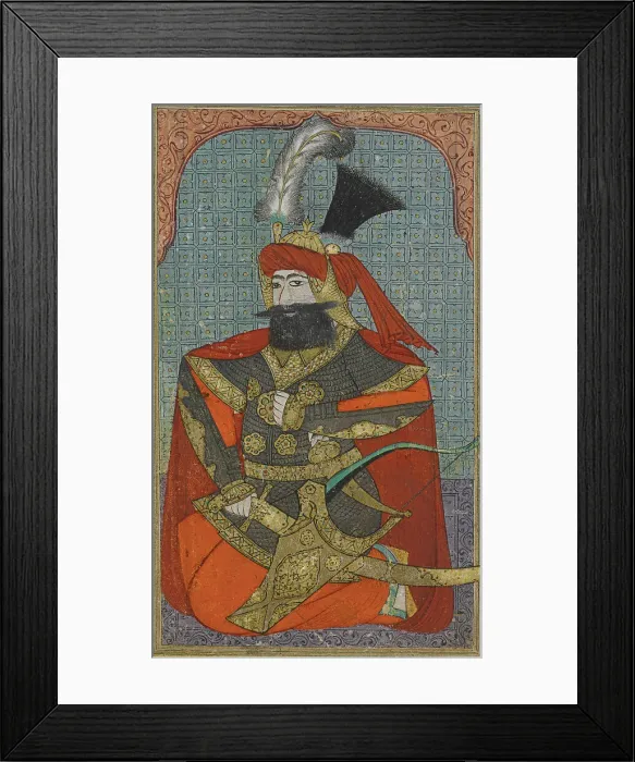 Framed Print : Portrait of Murad IV (1612-1640), Sultan of the Ottoman Empire, c. 1710. Artist: Anonymous Framed Print : Portrait of Murad IV (1612-1640), Sultan of the Ottoman Empire, c. 1710. Artist: Anonymous