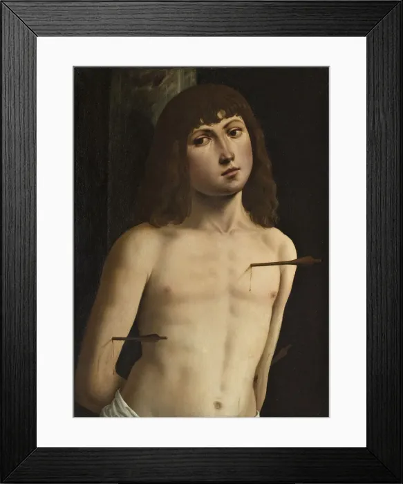 Framed Print : Saint Sebastian. Artist: Costa, Lorenzo (1460-1535) Framed Print : Saint Sebastian. Artist: Costa, Lorenzo (1460-1535)