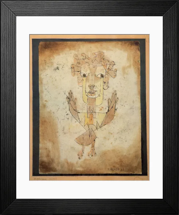 Framed Print : Angelus Novus, 1920. Artist: Klee, Paul (1879-1940) Framed Print : Angelus Novus, 1920. Artist: Klee, Paul (1879-1940)