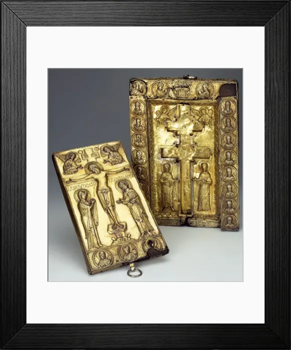 Framed Print : Reliquary of the True Cross, End of 11th-Early 12th cent. Artist: Byzantine Master Framed Print : Reliquary of the True Cross, End of 11th-Early 12th cent. Artist: Byzantine Master