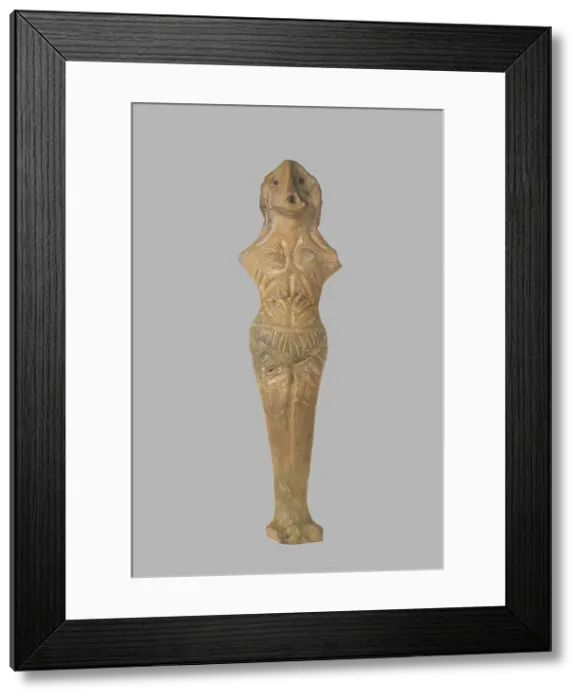 Framed Print : Female Figurine, 3950-3500 B. C. Artist: Prehistoric Russian Culture Framed Print : Female Figurine, 3950-3500 B. C. Artist: Prehistoric Russian Culture