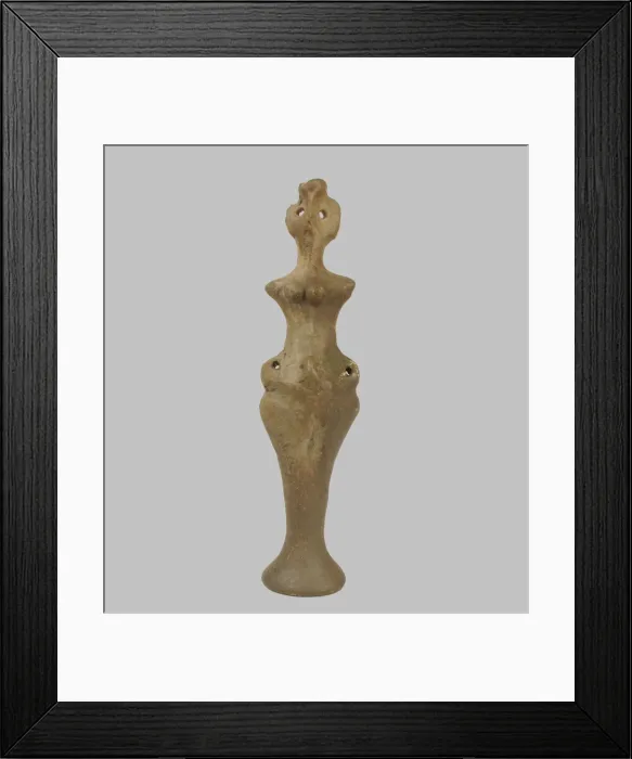 Framed Print : Female Figurine, 3950-3500 B. C. Artist: Prehistoric Russian Culture Framed Print : Female Figurine, 3950-3500 B. C. Artist: Prehistoric Russian Culture