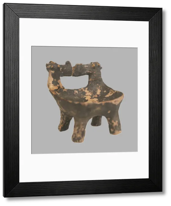 Framed Print : Throne Model, 3800-3400 BC. Artist: Prehistoric Russian Culture Framed Print : Throne Model, 3800-3400 BC. Artist: Prehistoric Russian Culture