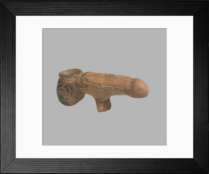 Framed Print : Phallus, 4500-3000 BC. Artist: Prehistoric Russian Culture Framed Print : Phallus, 4500-3000 BC. Artist: Prehistoric Russian Culture