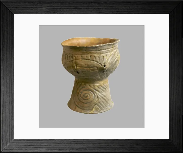 Framed Print : Goblet with Snakes, 4400-4100 BC. Artist: Prehistoric Russian Culture Framed Print : Goblet with Snakes, 4400-4100 BC. Artist: Prehistoric Russian Culture