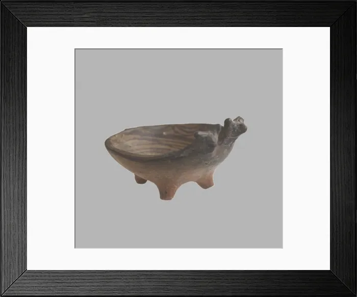 Framed Print : Zoomorphic Bowl, 3800-3600 BC. Artist: Prehistoric Russian Culture Framed Print : Zoomorphic Bowl, 3800-3600 BC. Artist: Prehistoric Russian Culture