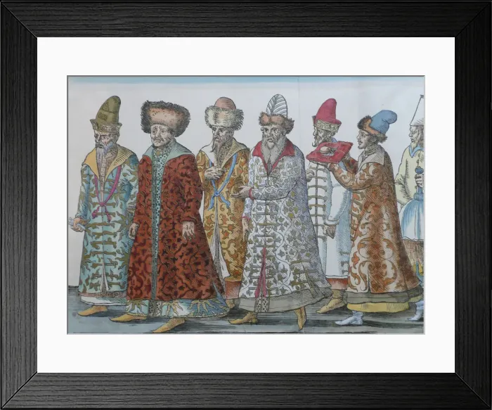 Framed Print : The rulers of Moscow. Grand Duke Ivan III, Vasili III Ivanovich, Ivan IV the Terrible and their Amba Artist: Anonymous Framed Print : The rulers of Moscow. Grand Duke Ivan III, Vasili III Ivanovich, Ivan IV the Terrible and their Amba Artist: Anonymous