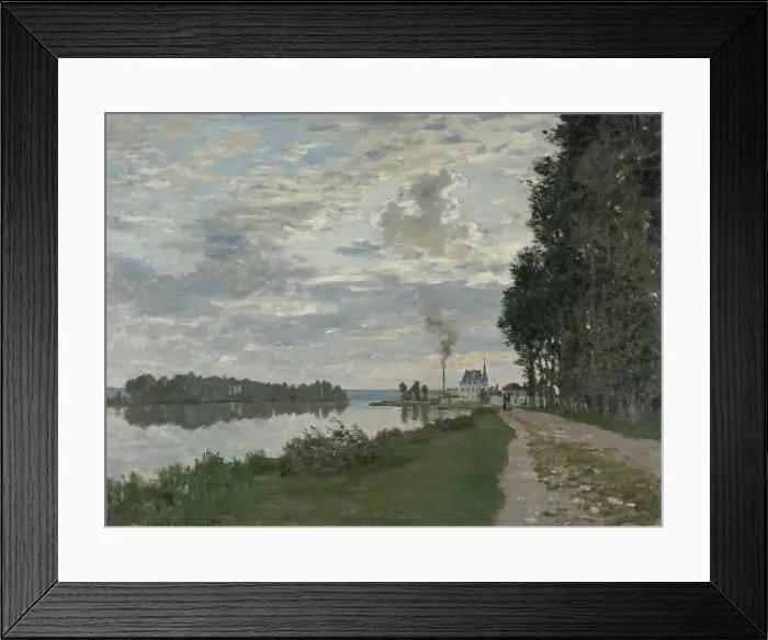 Framed Print : La Promenade d Argenteuil. Artist: Monet, Claude (1840-1926) Framed Print : La Promenade d Argenteuil. Artist: Monet, Claude (1840-1926)